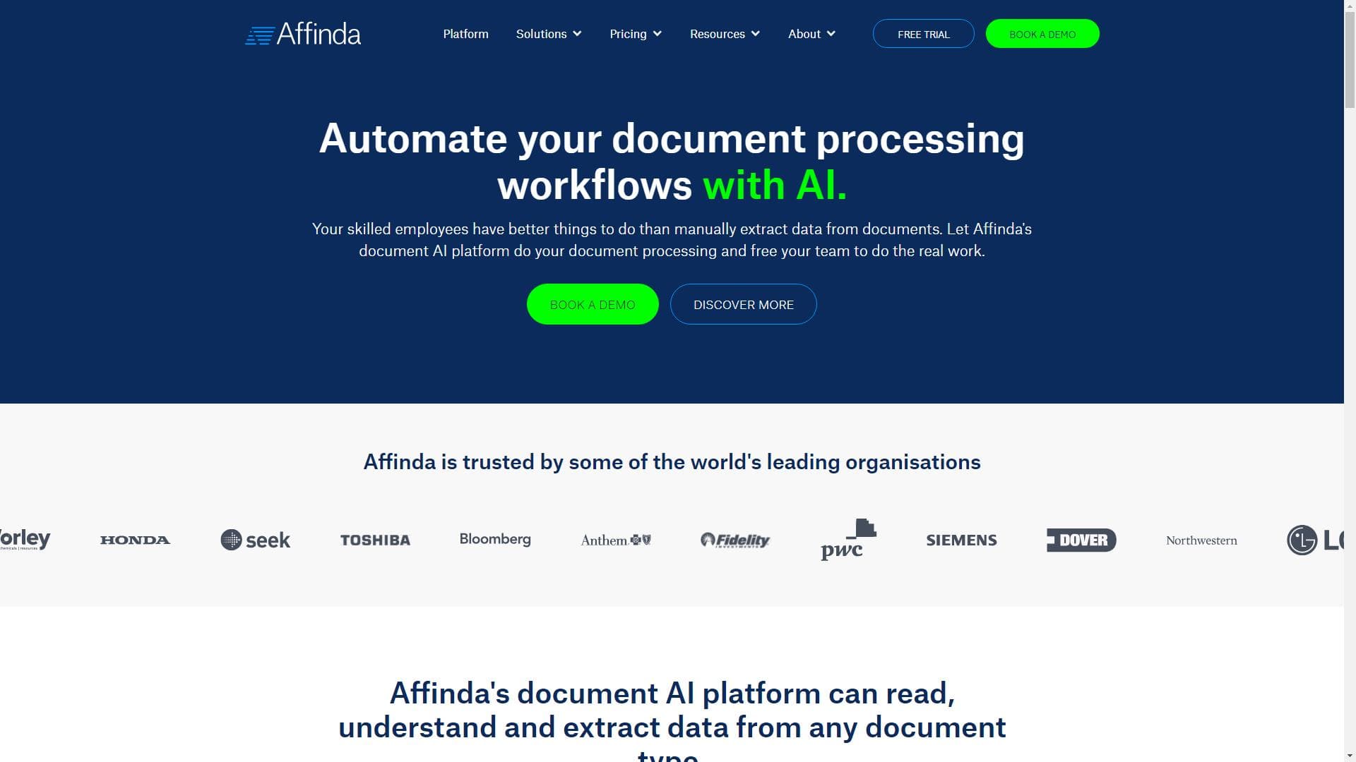 Affinda | 让你的公司成为基于AI的企业