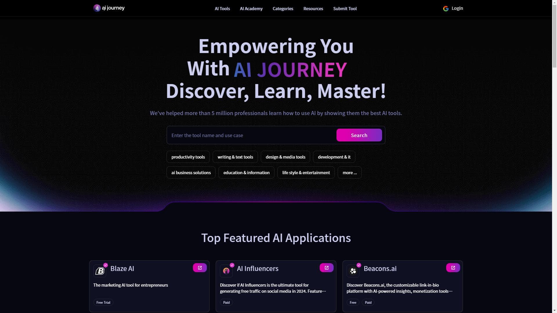 AIJourney：探索领先的AI工具软件——专家评测与洞见