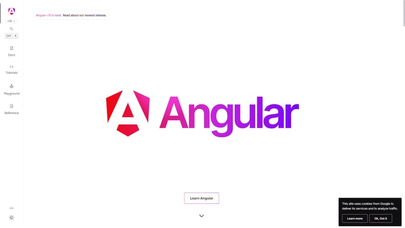 Angular - Angular是一款用于构建现代化应用程序的网页开发框架，提供高效、灵活和可扩展的解决方案。