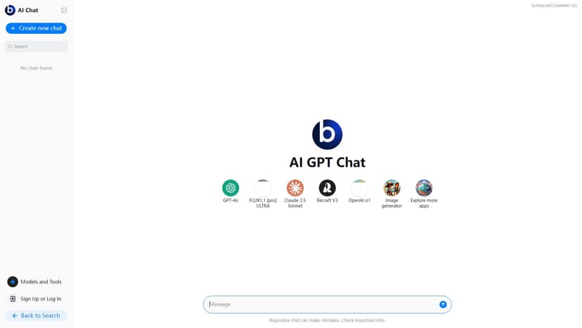 Bagoodex - "智能助手 Bagoodex AI Chat" - 实用的AI聊天助手