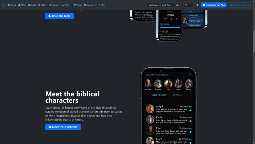 BiblePics - 通过AI生成的图片，重新体验《圣经》，深入了解宗教文本并发现新视角。