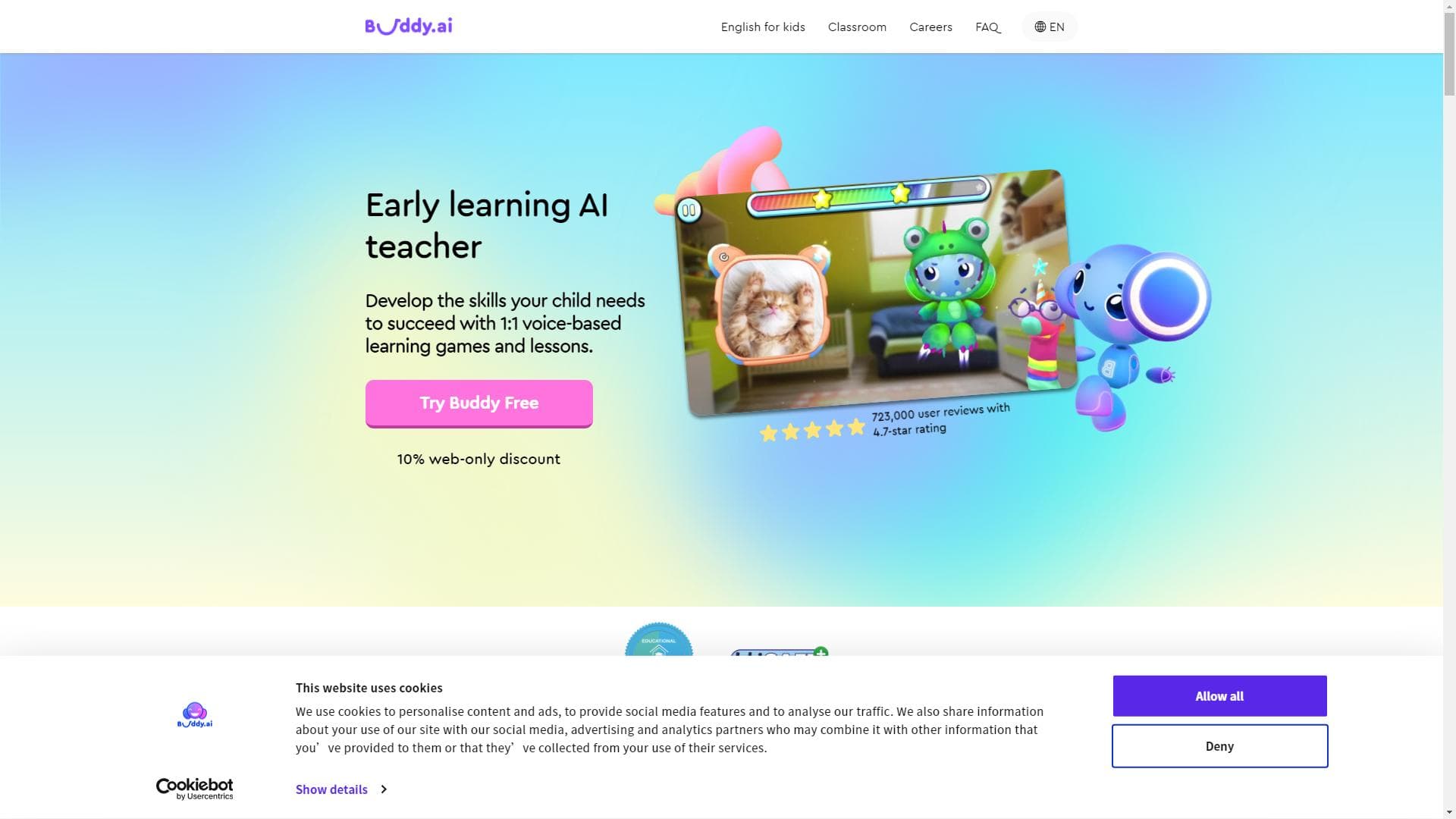 Buddy.ai - 使用人工智能让孩子在有趣的方式中学习英语