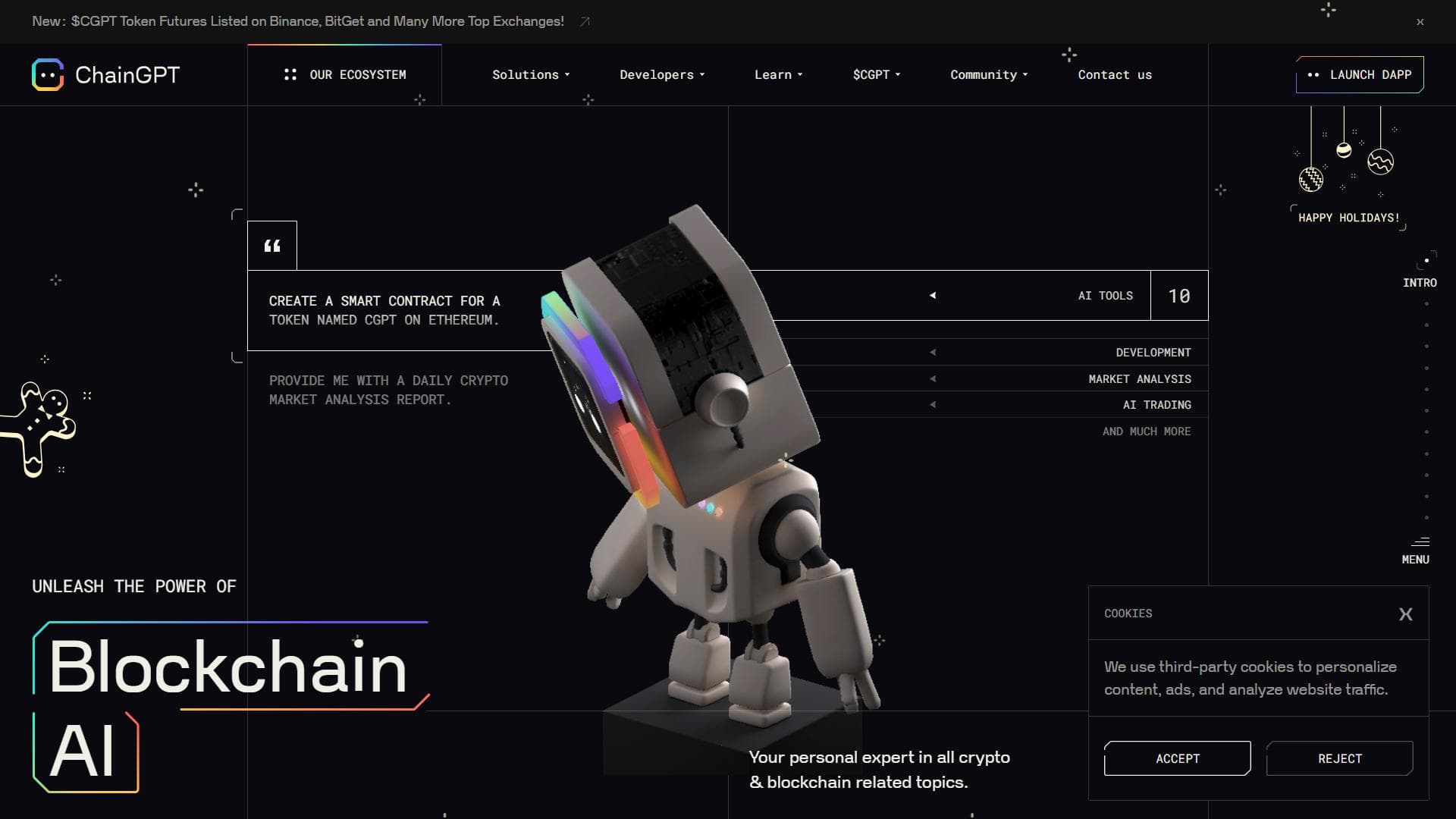 ChainGPT - Unleash The Power of Blockchain AI