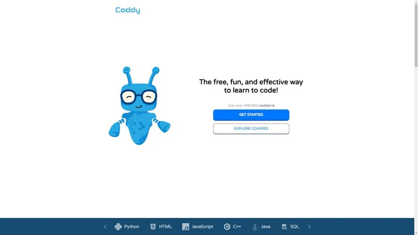 Coddy - Code Makes Perfect - Coddy使您通过沉浸式实操学习掌握编程技能，无需下载，简化日常学习流程。