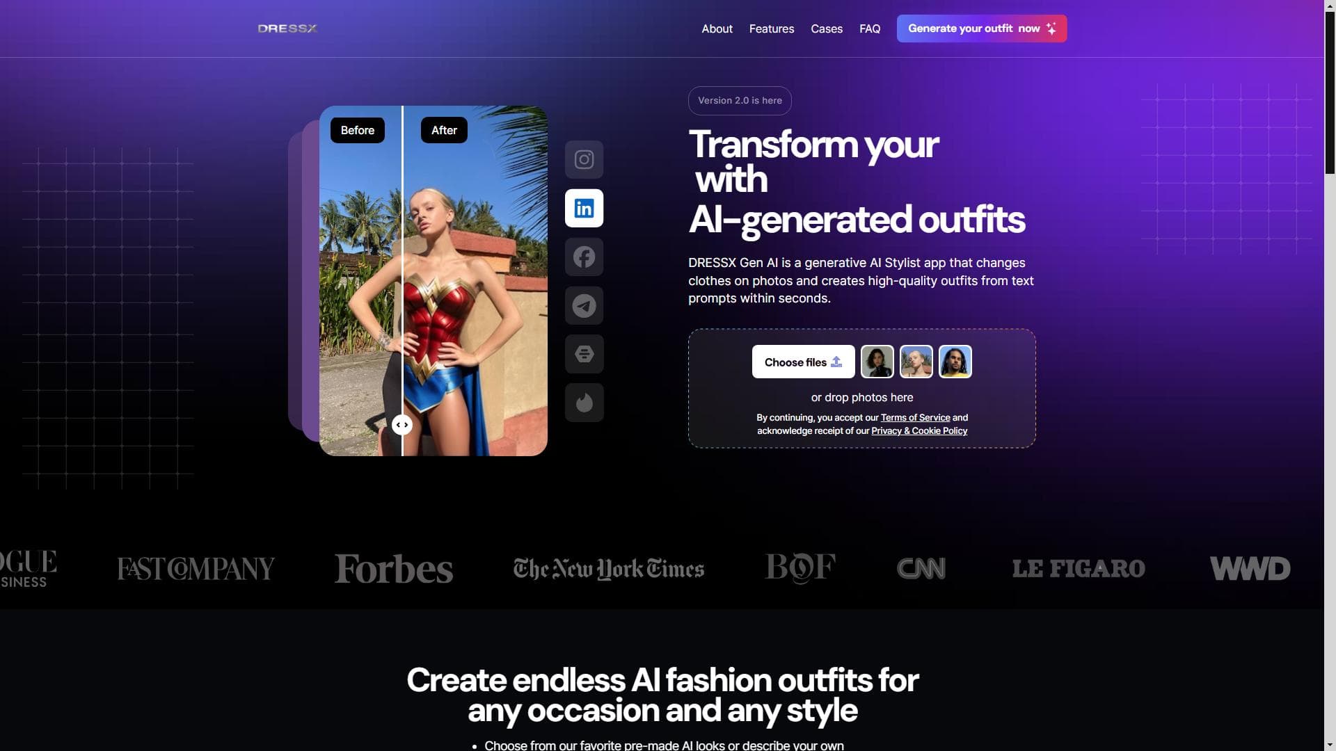 DRESSX.me：你的私人AI时尚助手