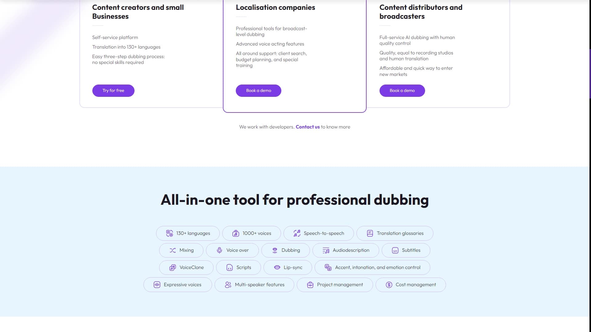 Dubformer - AI Dubbing and Voiceover for Media & Entertainment