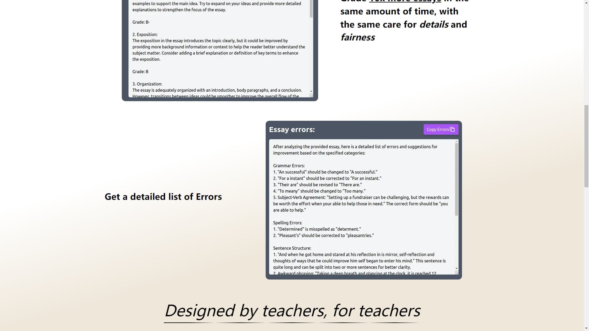 EasyMark | Fast AI-powered Essay Grading