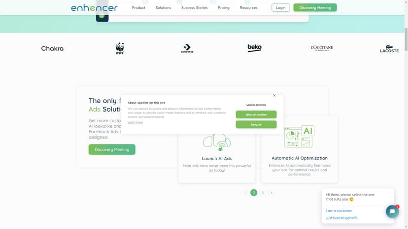 AI Advertising - AI广告营销平台提供全渠道的广告投放服务，包括Facebook、Google Ads和Shopify等多个平台。通过智能算法优化广告效果，提高点击率、转换率和回报投资（ROAS）。
