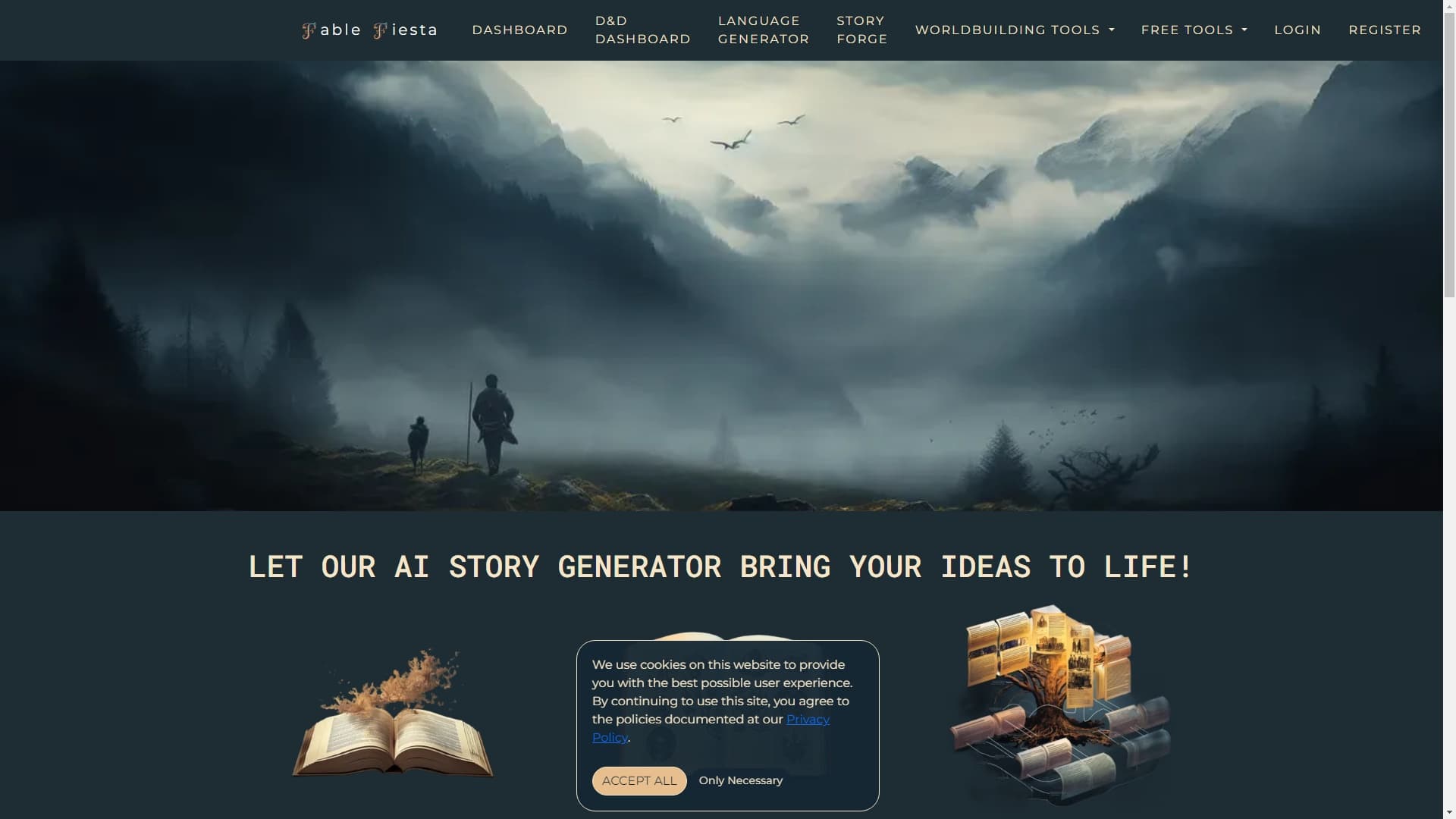 Fable Fiesta - your AI story generator and writing partner