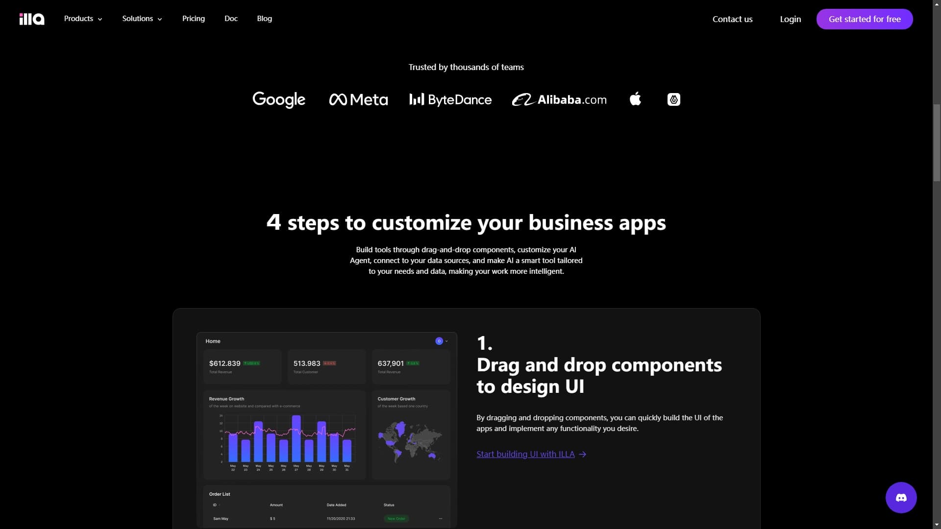ILLA Cloud：集成低代码工具和人工智能助手，快速构建业务应用程序。
