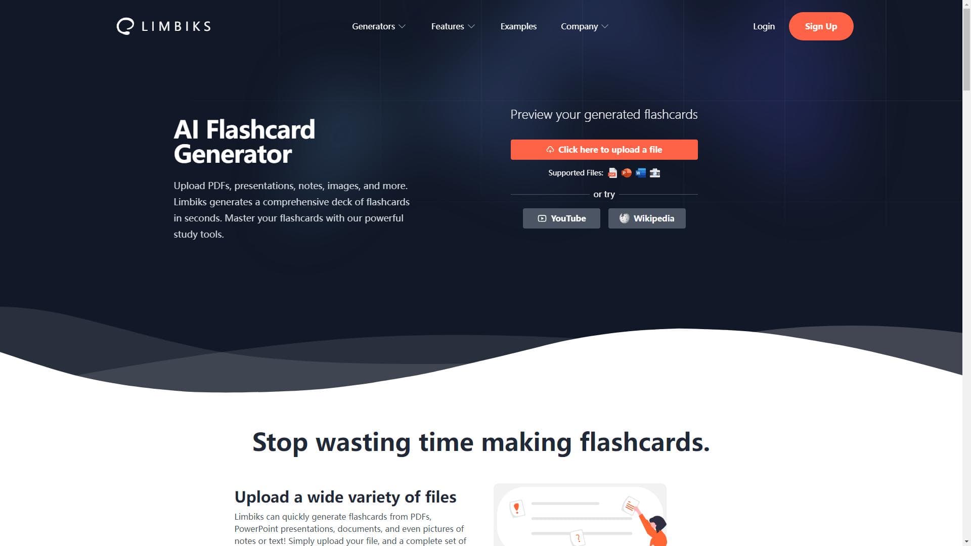 Limbiks - AI Flashcard Generator