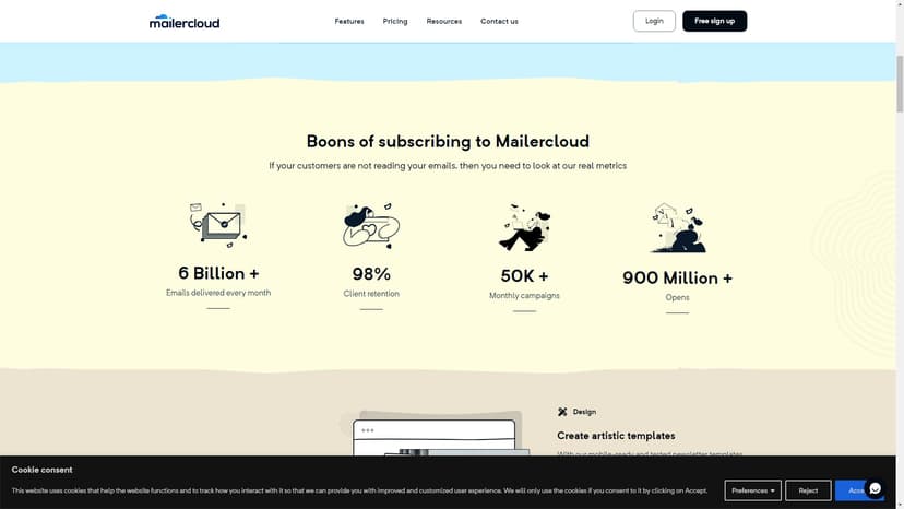 Mailercloud - Mailercloud是企业发展的终极平台，提供智能且直观的电子邮件营销工具来帮助您在数字世界中蓬勃成长。