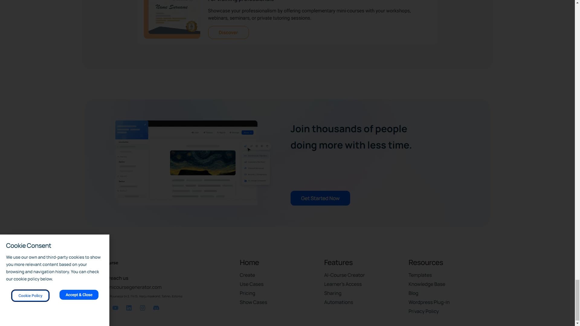 Generate Mini Courses with Great Simplicity and AI Course Creator