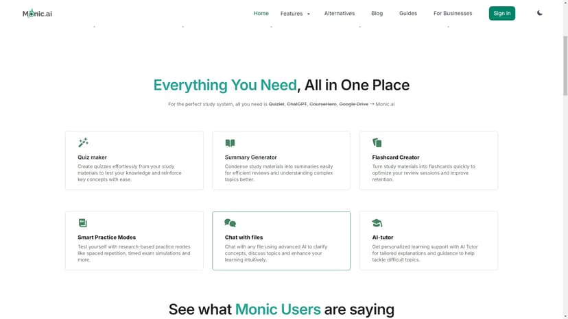 Monic.ai - Monic.ai：AI学习利器