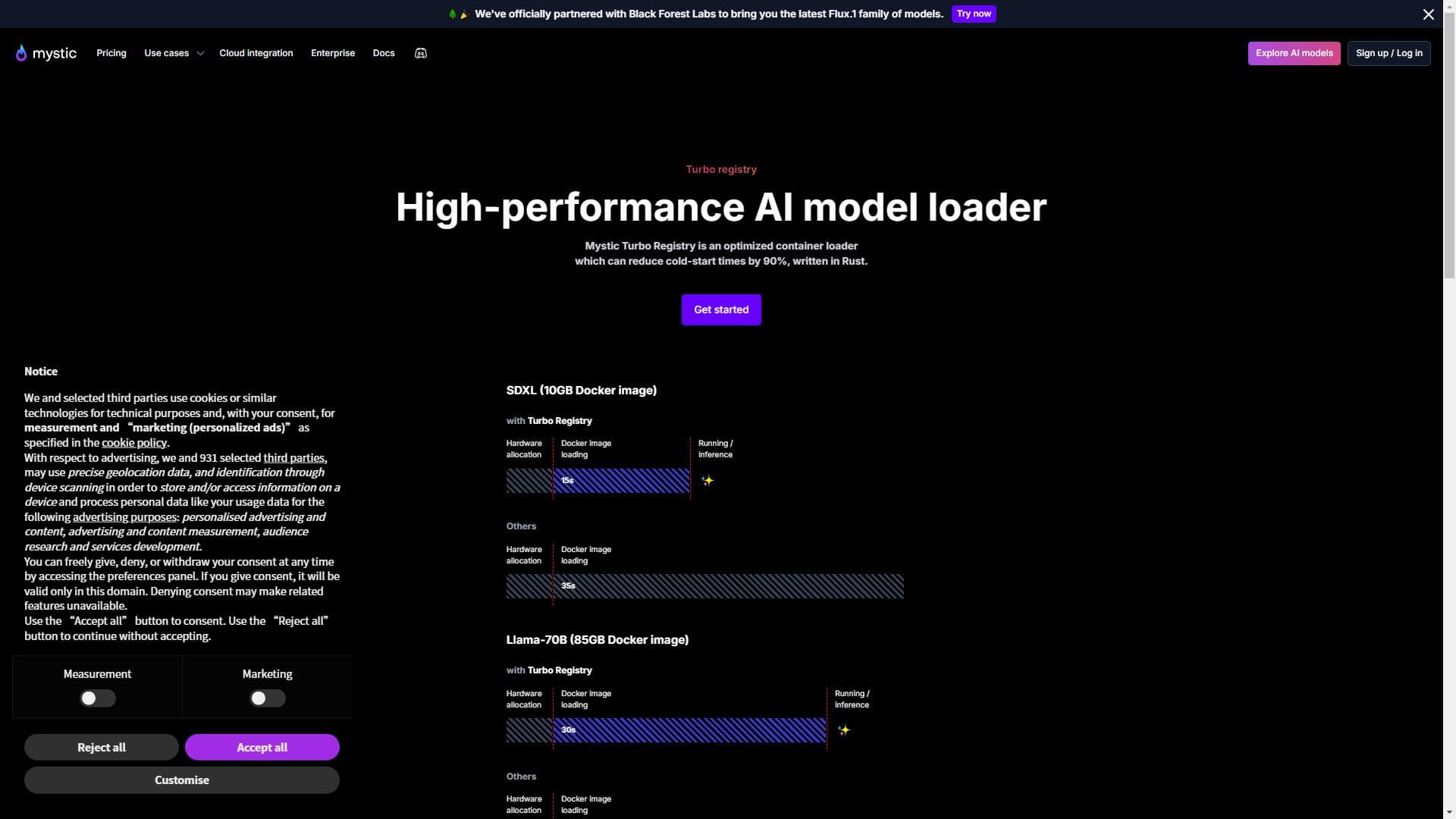 Turbo Registry | Mystic.ai