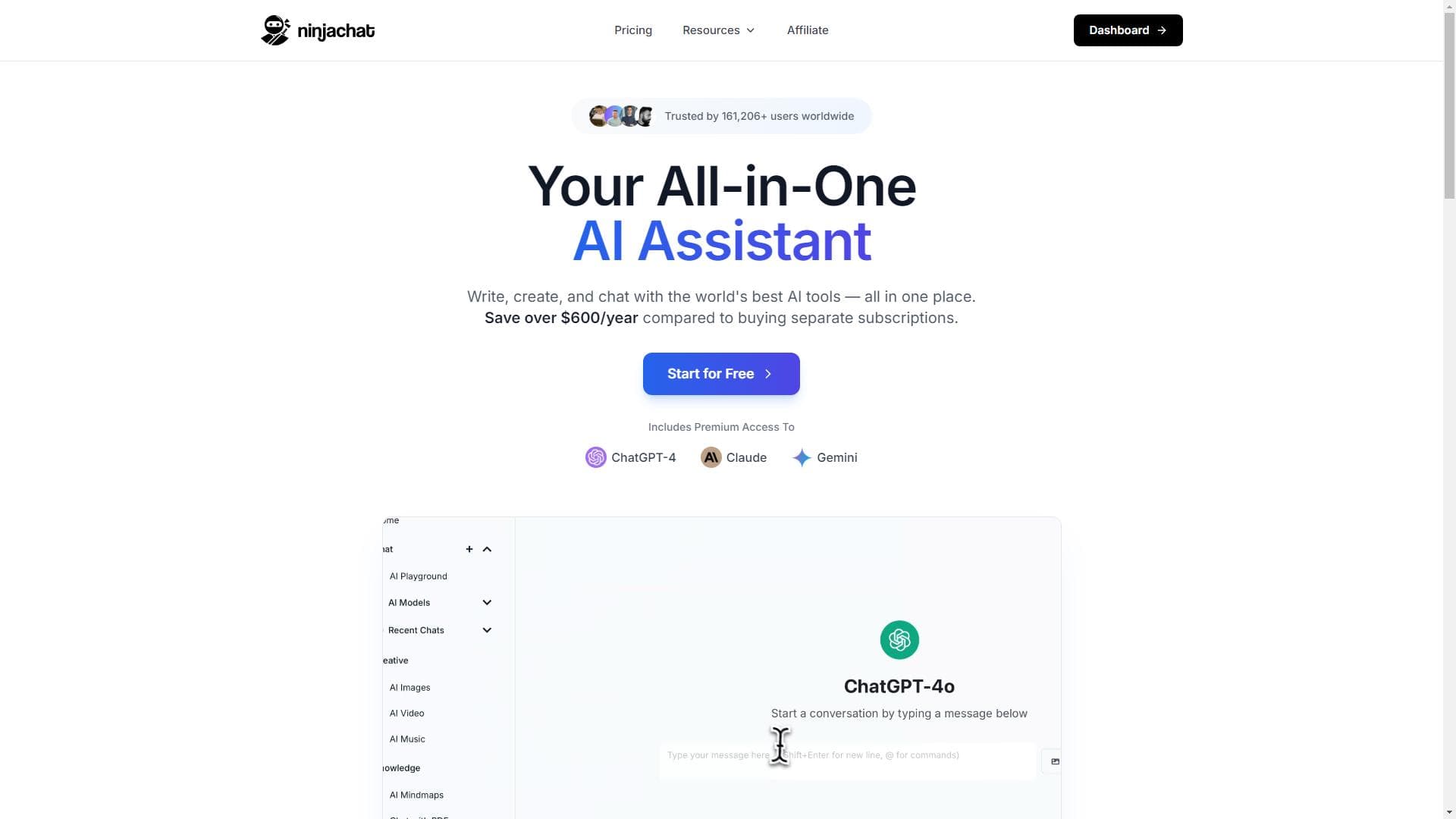 NinjaChat - 全能型人工智能助手