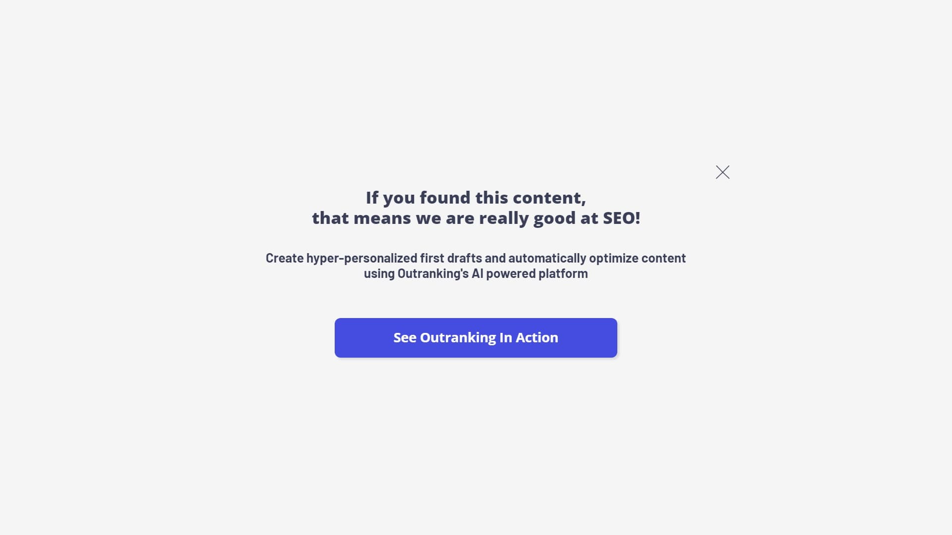 Outranking SEO 内容写作 AI 软件和优化工具