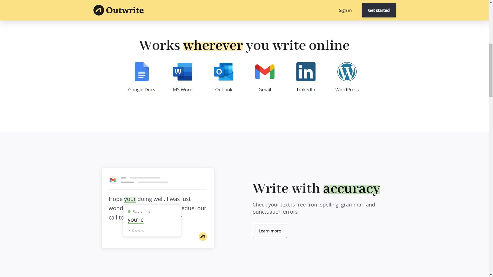 Outwrite - Write with Impact