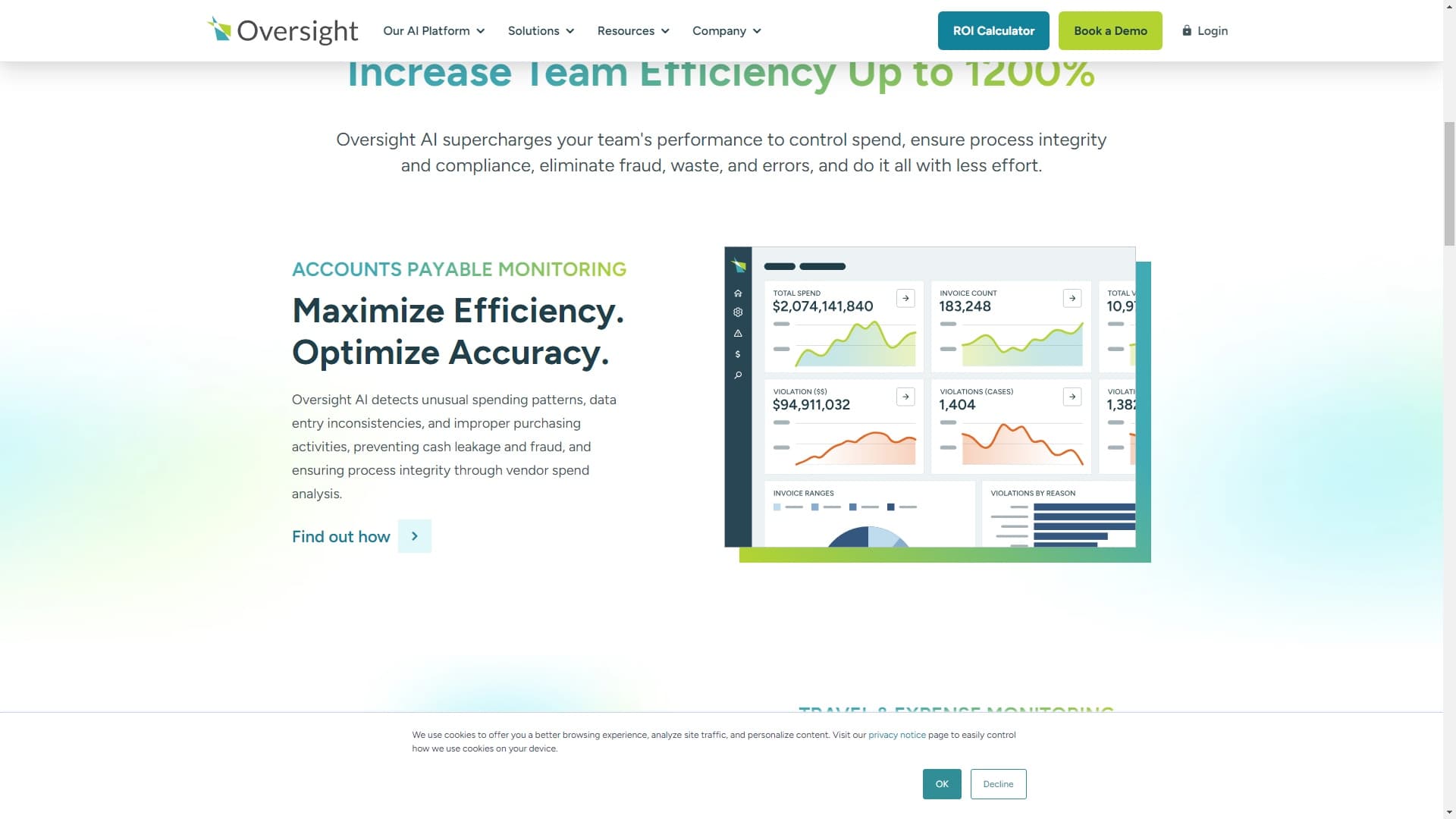 Oversight AI | Nothing Gets by You Now–Manage 100% Enterprise Spend Risk