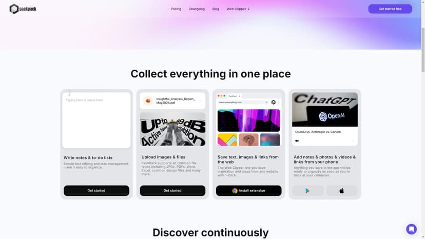 PackPack.AI - PackPack.AI，智能书签管理工具，轻松收录优质内容。