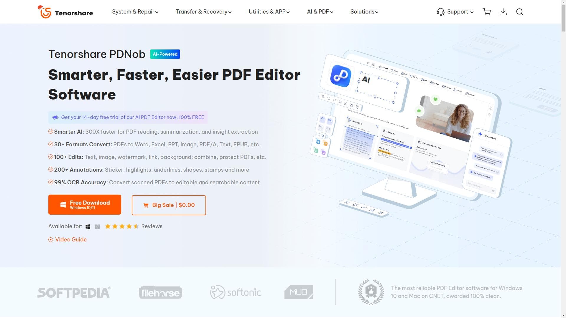 [OFFICIAL]PDNob PDF Editor Software Free Download Win&Mac