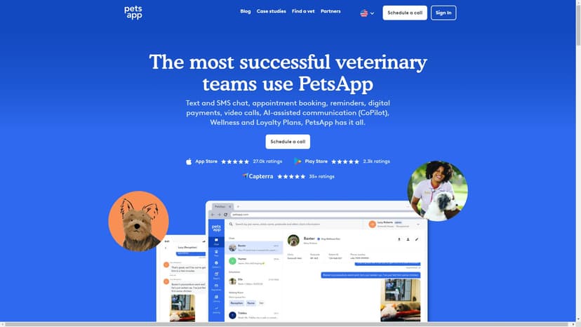 PetsApp - PetsApp是一款由成千上百个兽医专业人士在数百家诊所使用的通信和互动平台。自2020年1月推出以来，它已经帮助了许多用户。