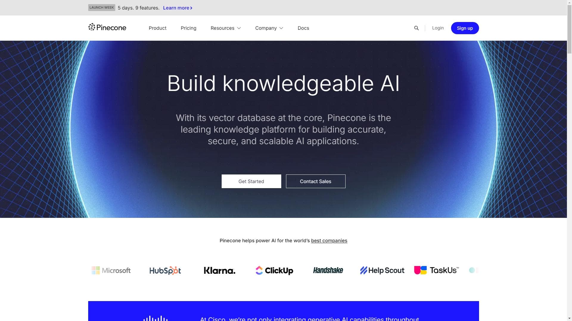 Pinecone：构建具备知识的 AI 的矢量数据库平台