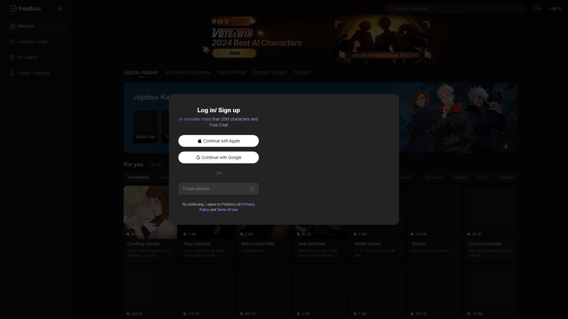 PolyBuzz:formerly Poly.AI Chatbot - Free, Private, and Unrestricted AI Character Chat