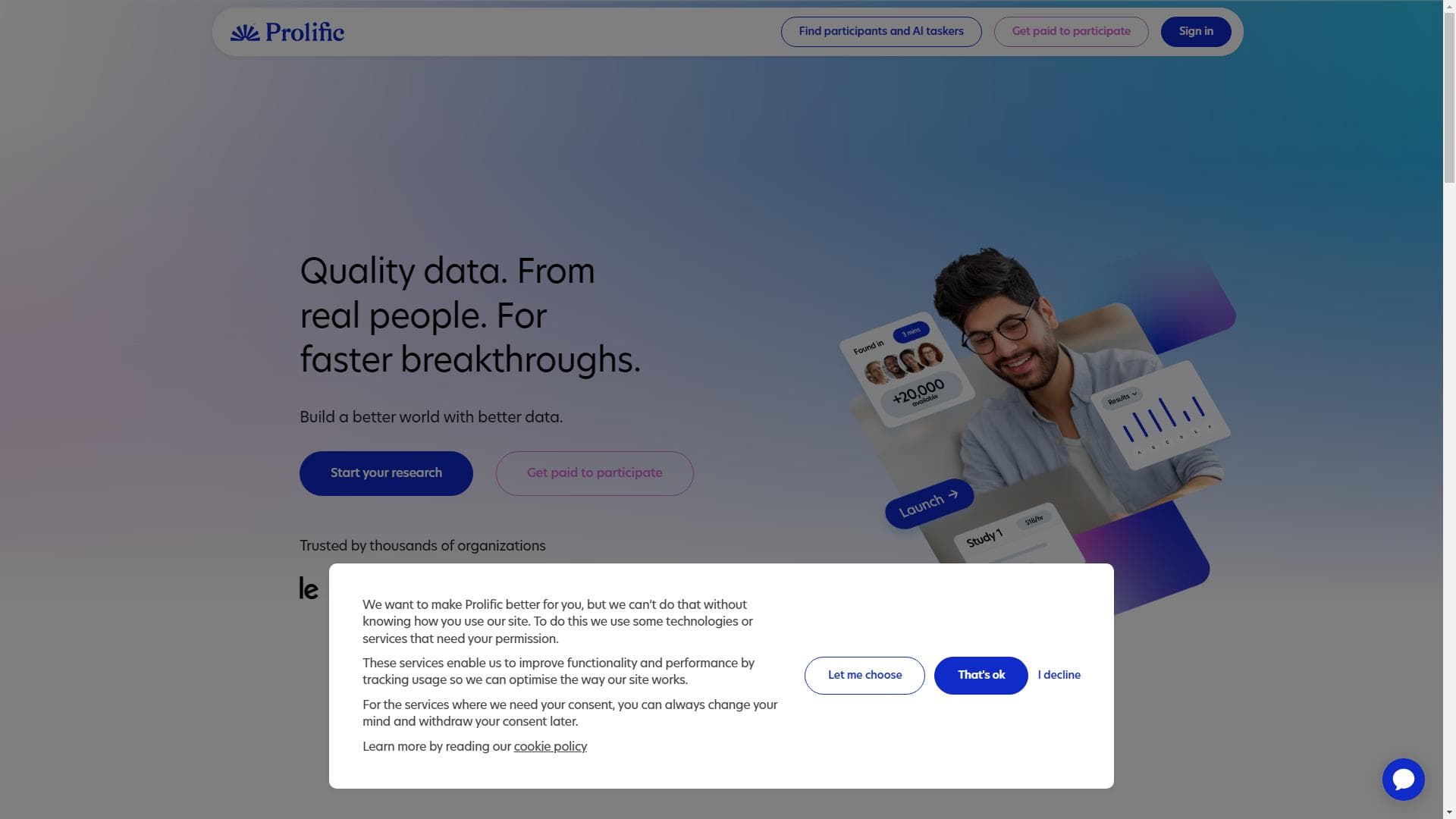 Prolific | 高质量数据收集平台