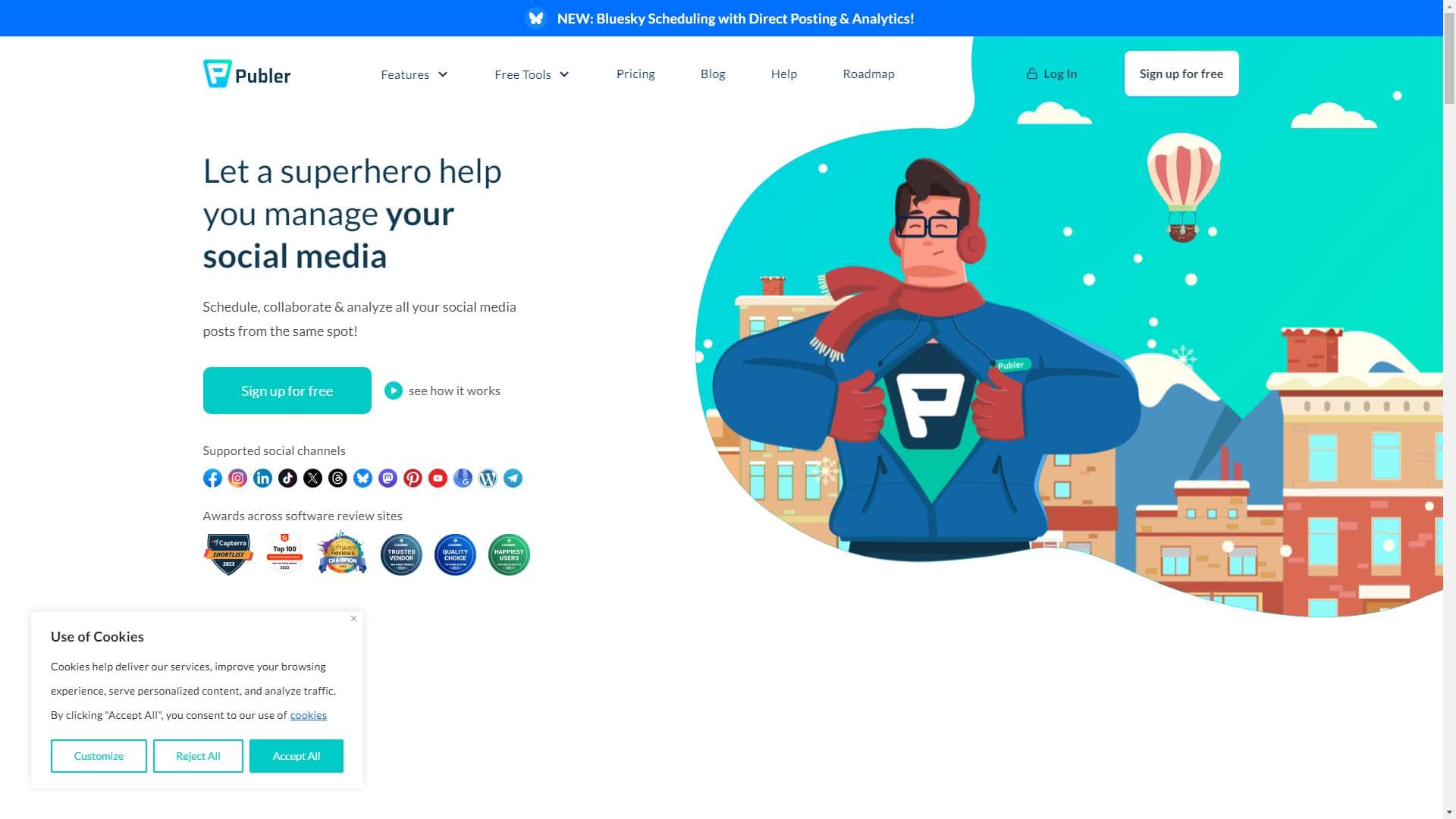 Publer——一站式社交媒体管理与计划工具
