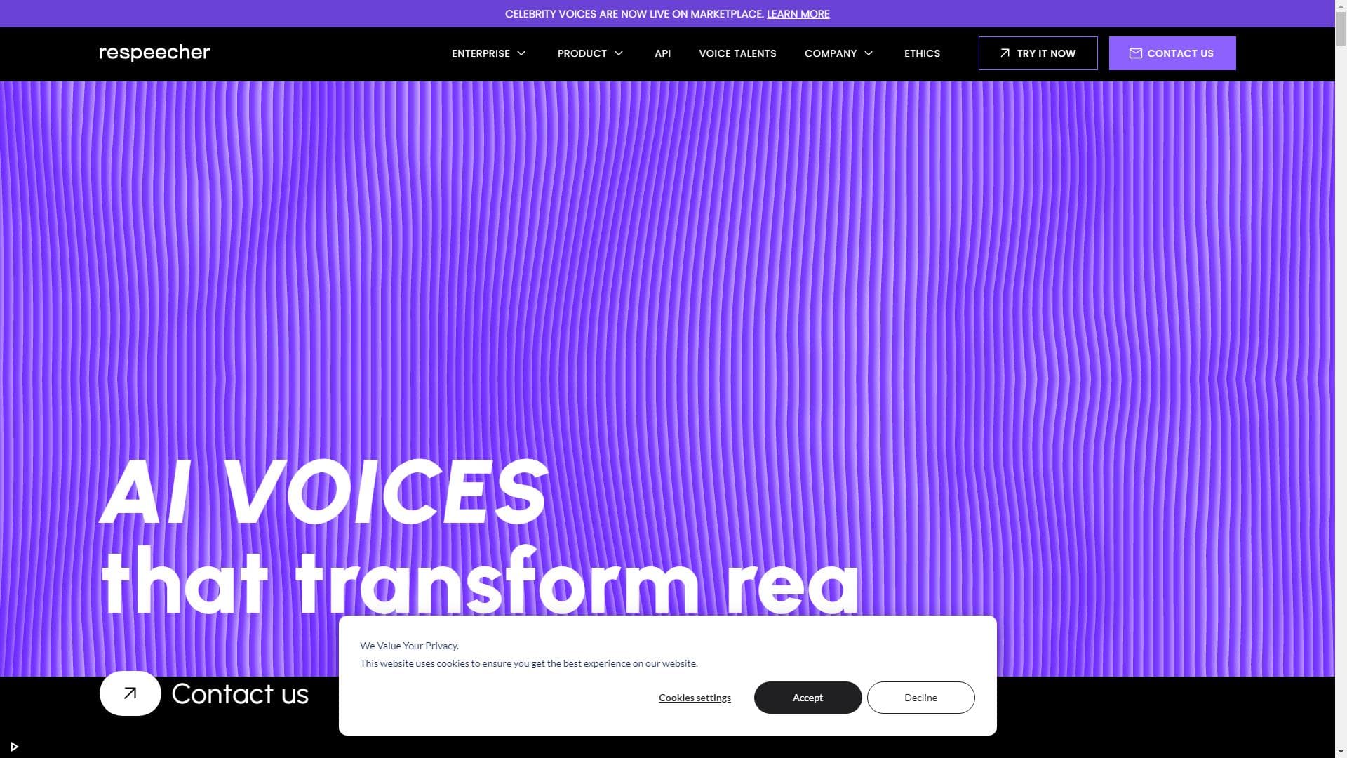 Respeecher AI语音生成器：真实的文本转语音解决方案