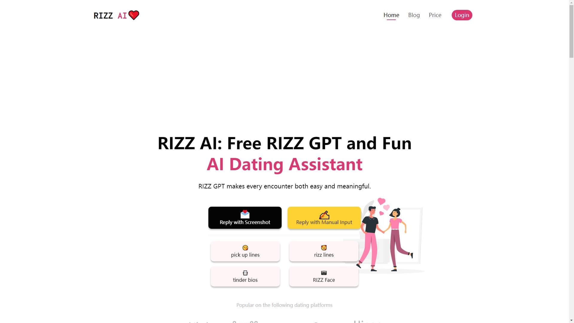 RIZZ AI：基于RIZE GPT的自由型AI约会助手