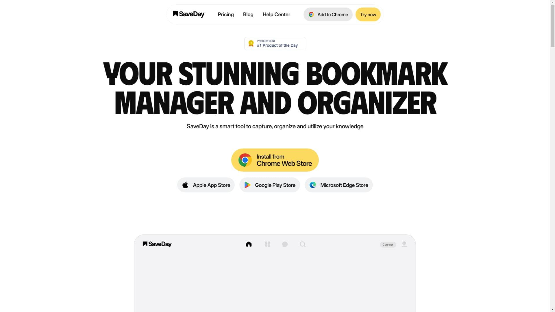 SaveDay - Your stunning bookmark manager and organizer