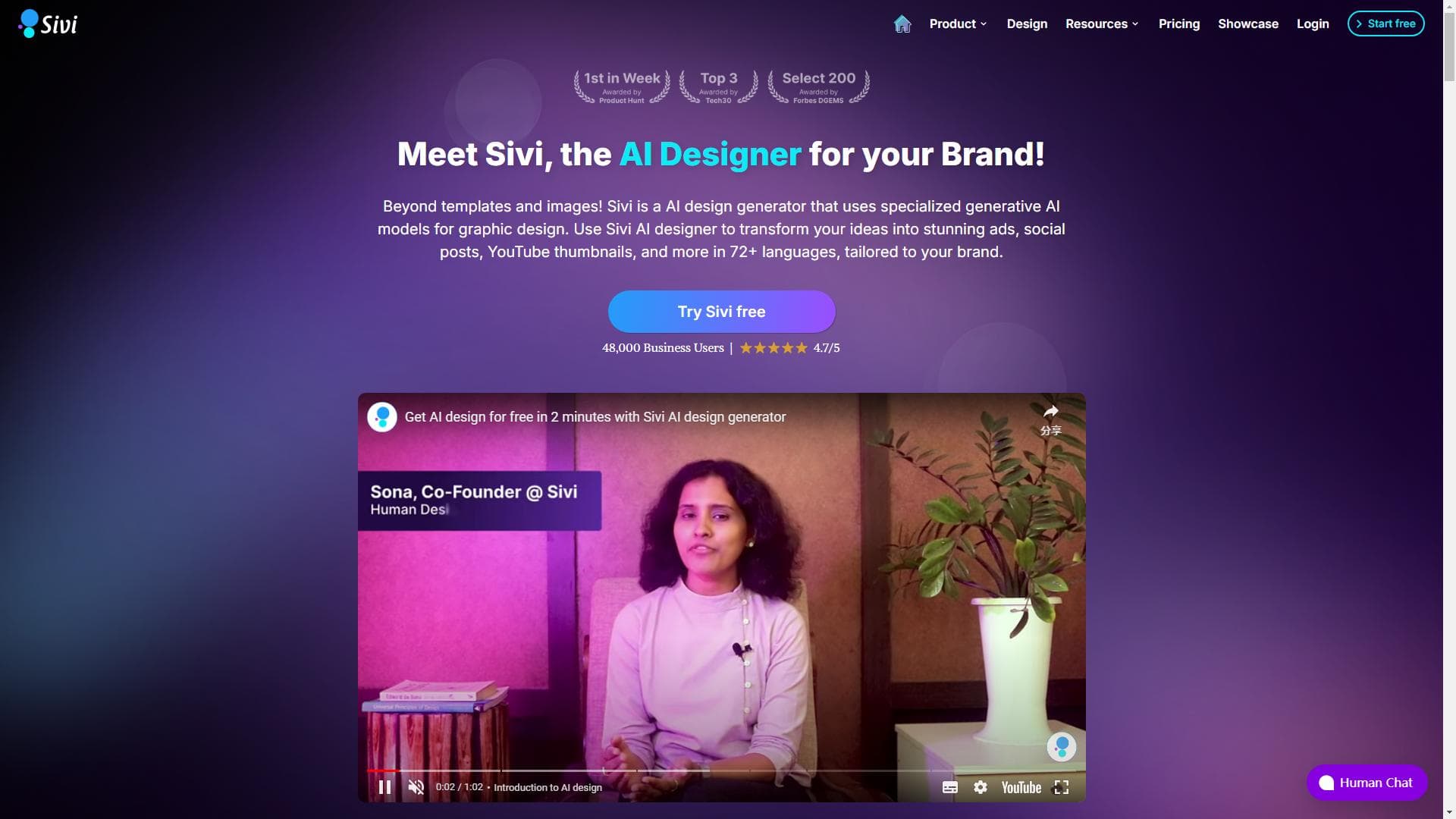 Sivi：多语言AI设计生成器，适用于每个企业