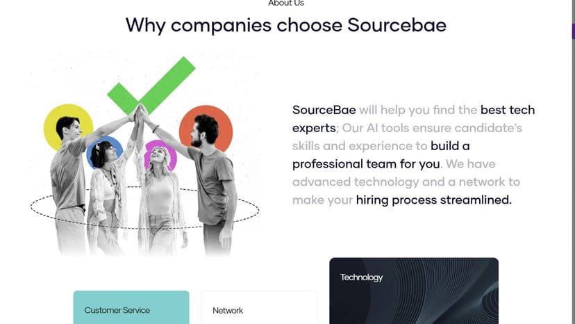 Sourcebae - Sourcebae是一款远程工程师招聘平台，连接起有资金支持的初创公司和团队，以及寻找合适开发人员的人们。