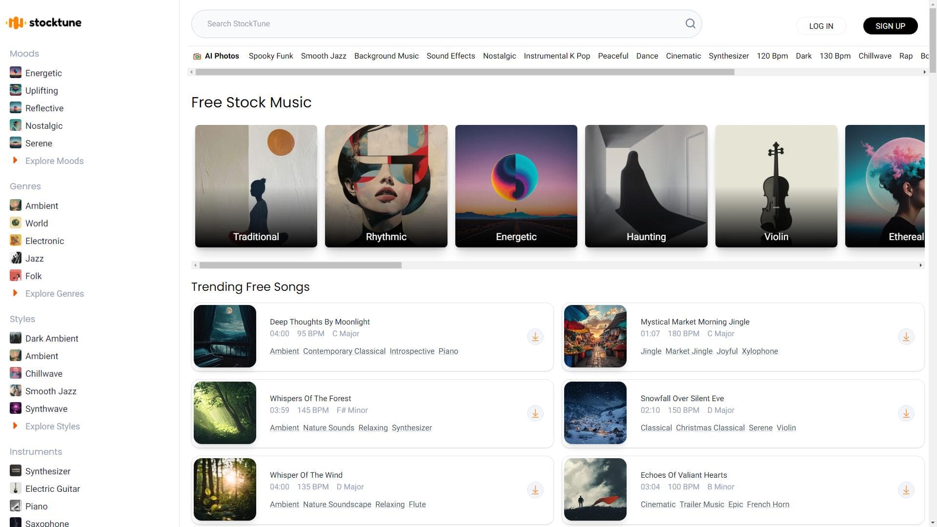 StockTune：免费的股票音乐库，无限可能性。