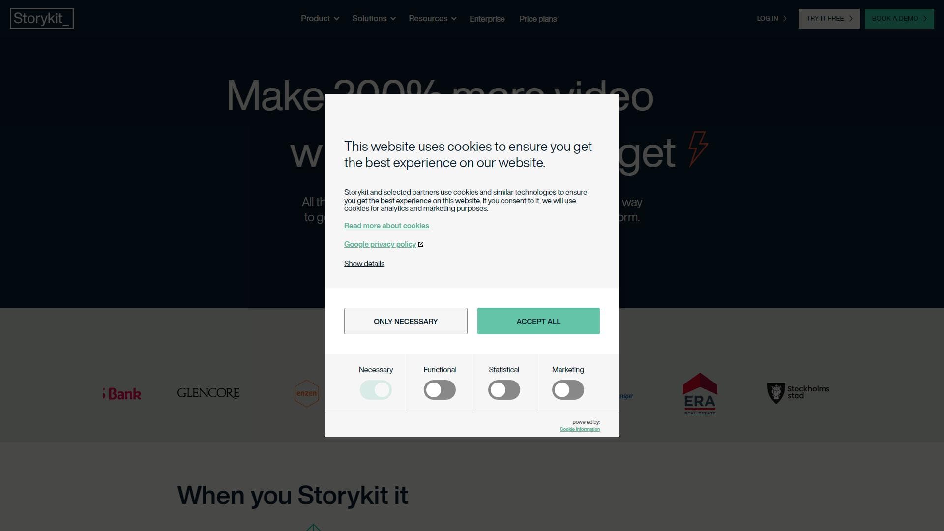 Create video content from text. With Storykit.