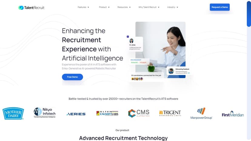TalentRecruit - 使用TalentRecruit，轻松精准招聘优秀人才。