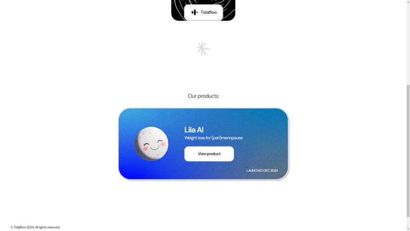 Tidalflow - Tidalflow利用人工智能技术打造高品质消费者健康产品。
