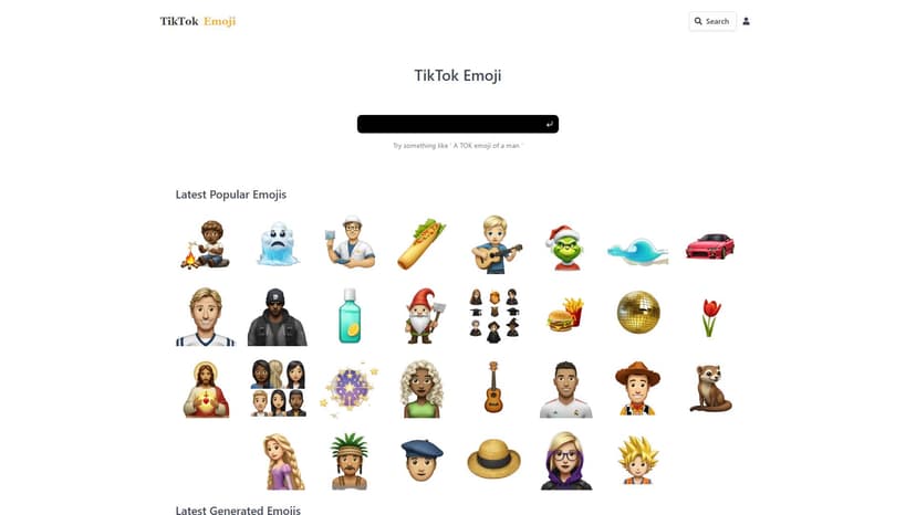 TikTok Emoji Generator - 创造TikTok定制表情：独特，表达更多。