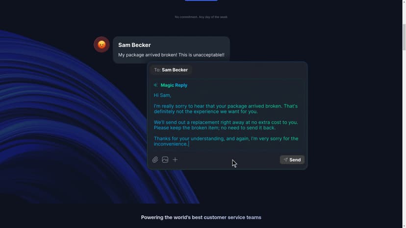 Typewise -  Typewise是一款专门为客户服务和销售团队设计的AI通信助手，可以实现大规模良好客户服务、减少处理时间，并通过增强客户参与来增加收入。