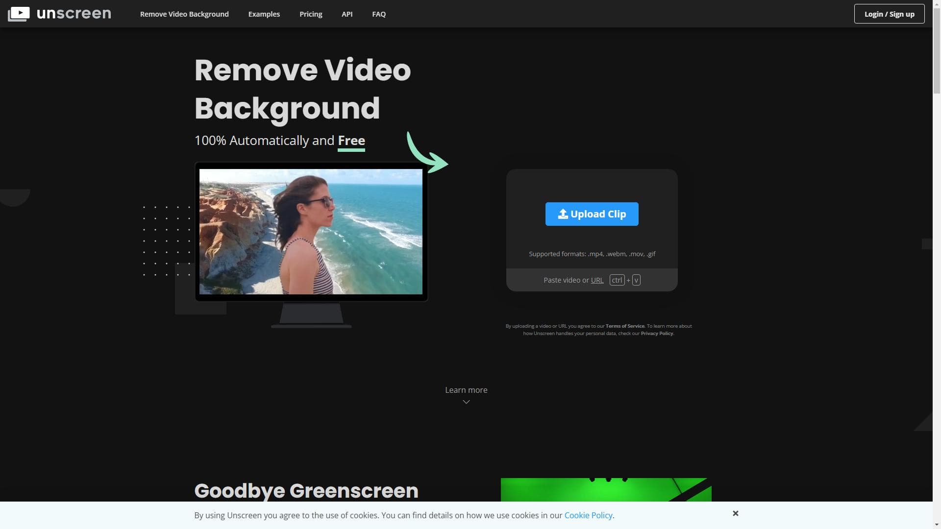 Unscreen：智能无背景视频处理工具