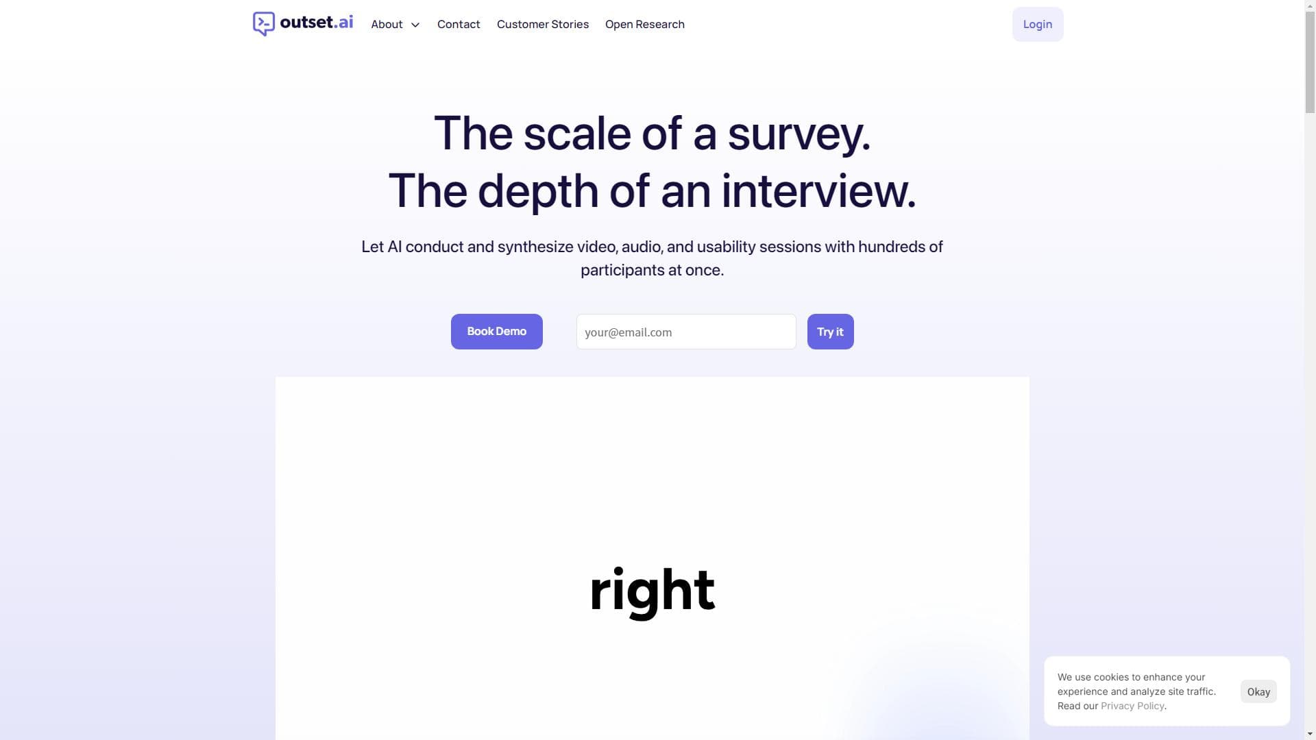 Outset - The AI-Moderated Research Platform