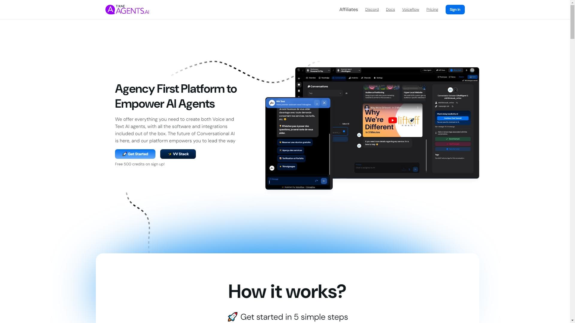 TIXAE Agents | Glowing AI Agents