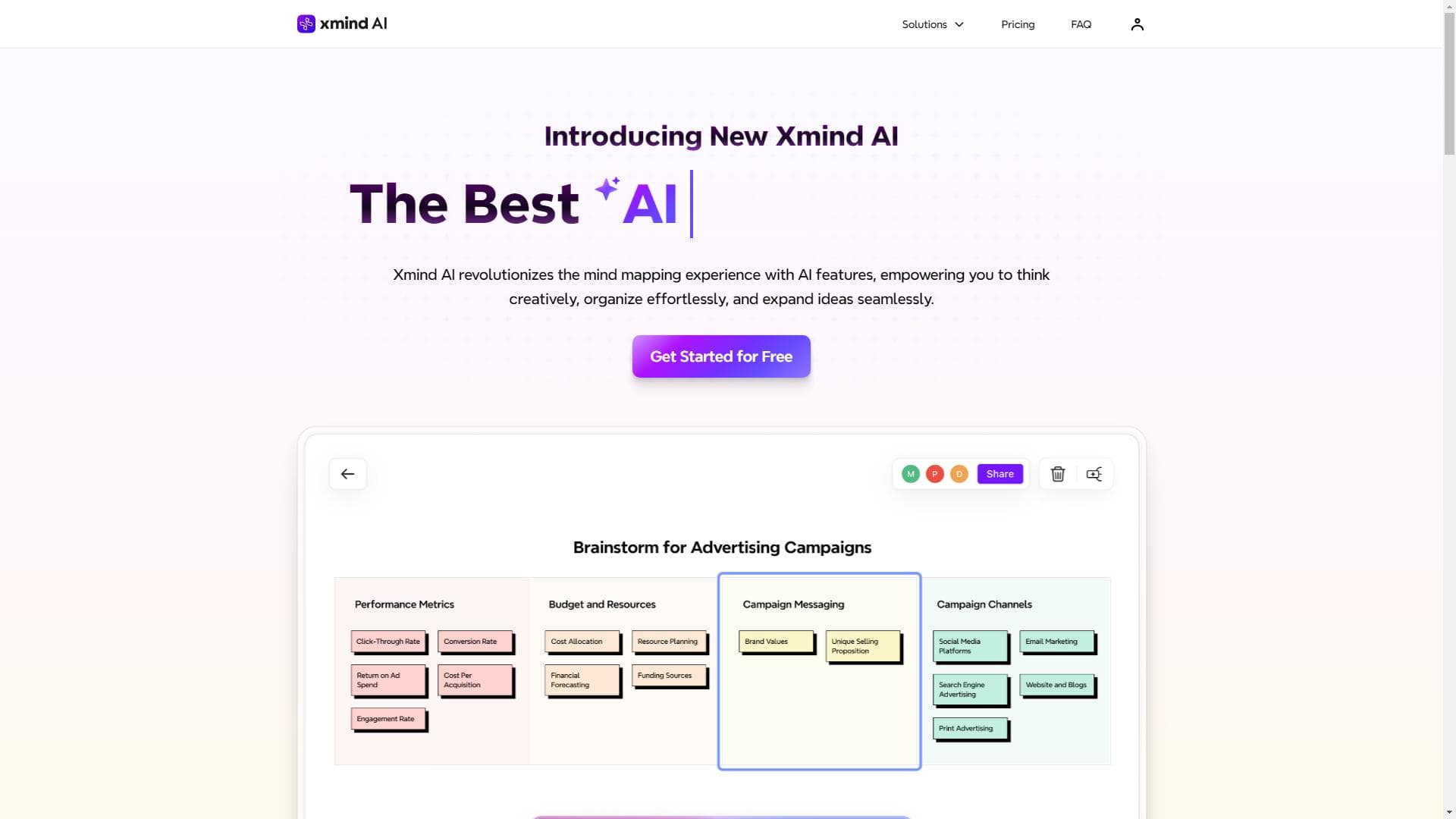 Xmind AI：最好的AI思维导图和头脑风暴工具