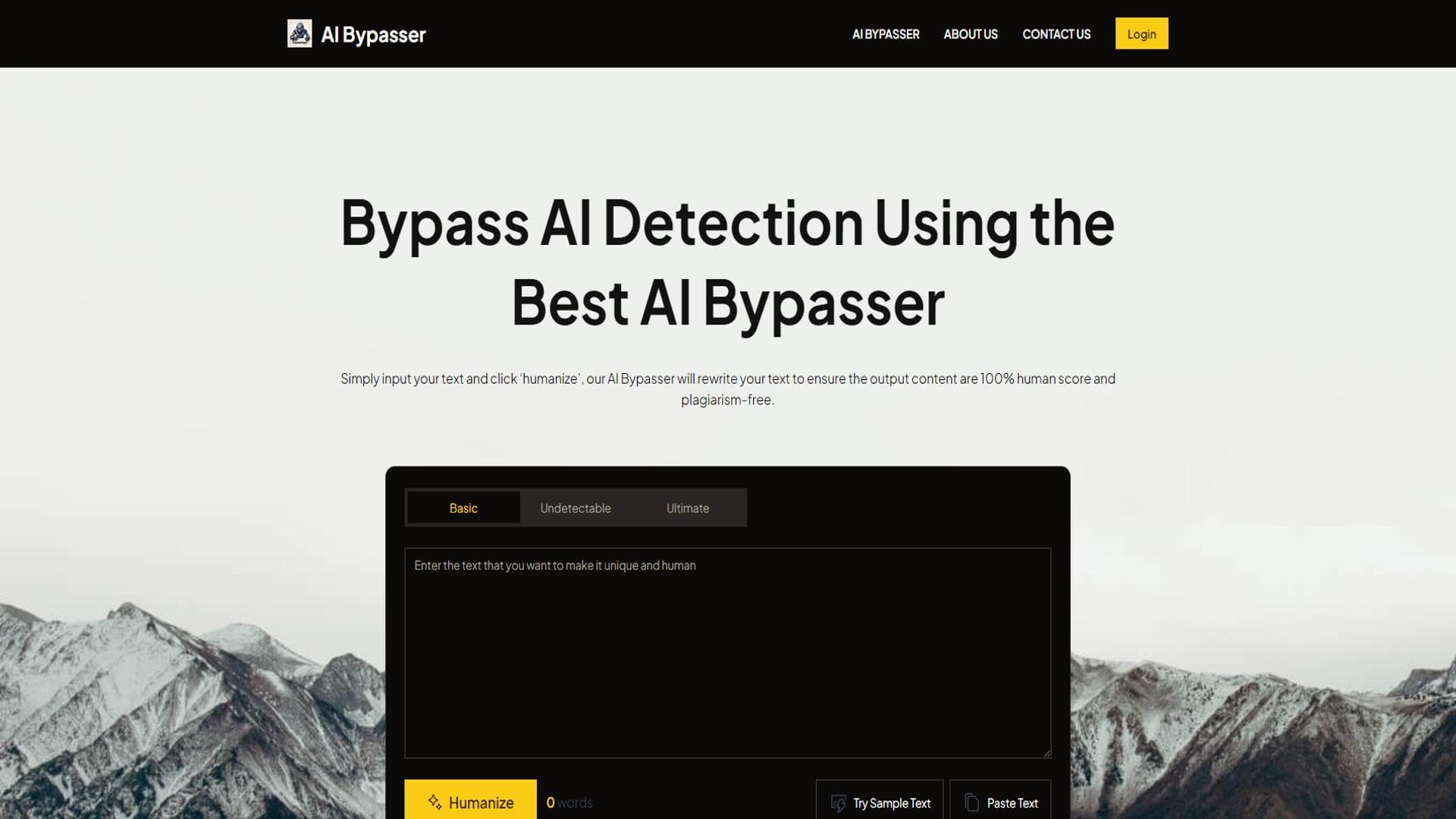 AIBypasser.pro - 最佳AI检测移除工具