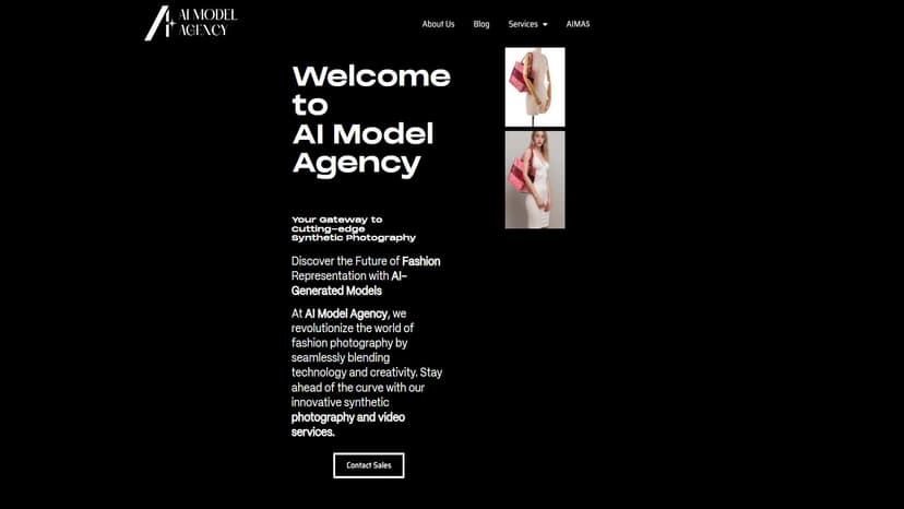 AI Model Agency - AI Model Agency通过生成式AI技术，将服装模特照片转化为AI时尚模特照片，提升电商转化率。