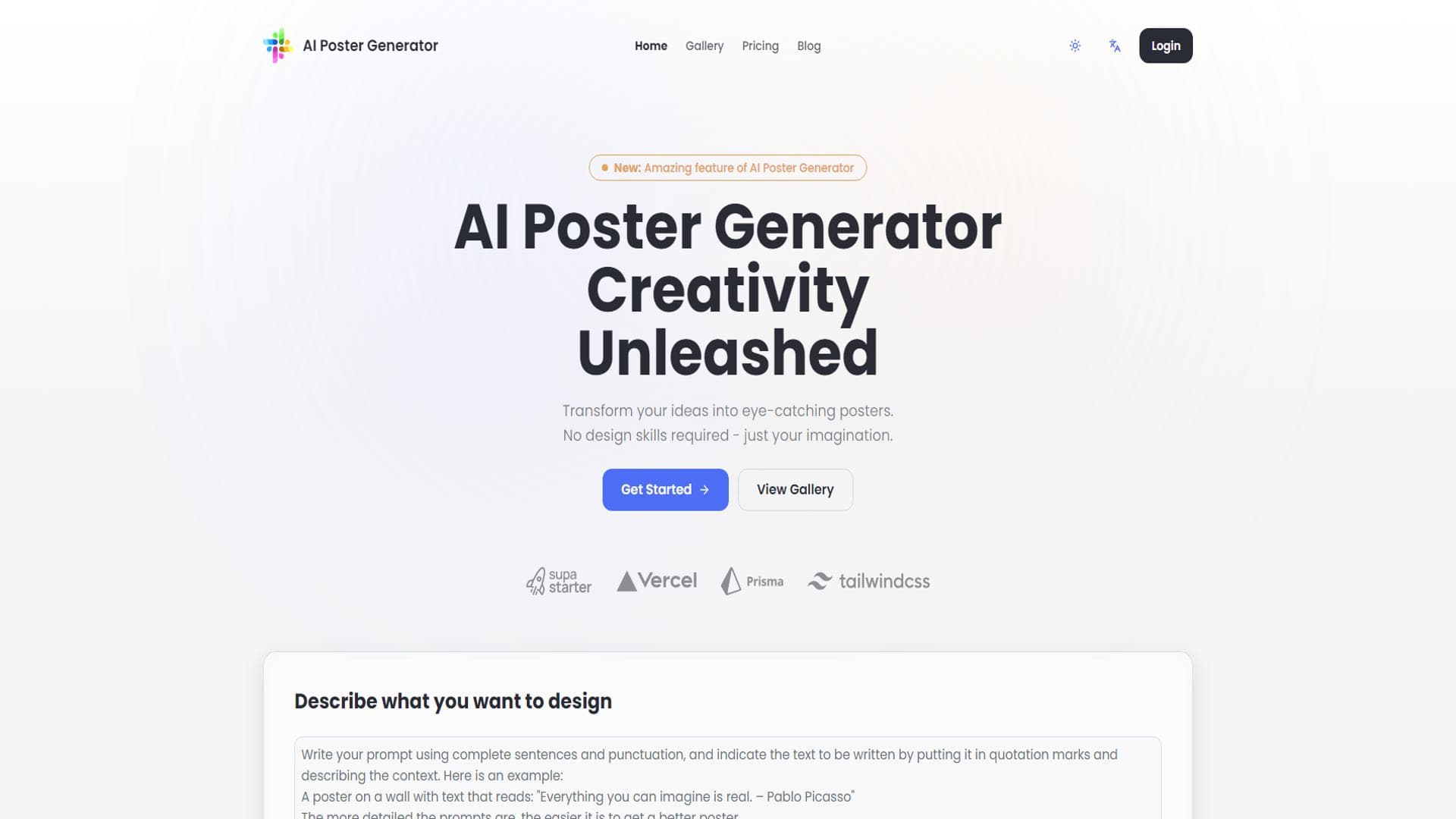 AI海报生成器 | 用AI生成器创建惊艳海报