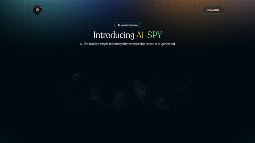 AI-Spy - AI-Spy是一款能够轻松检测音频是否为AI生成的工具。