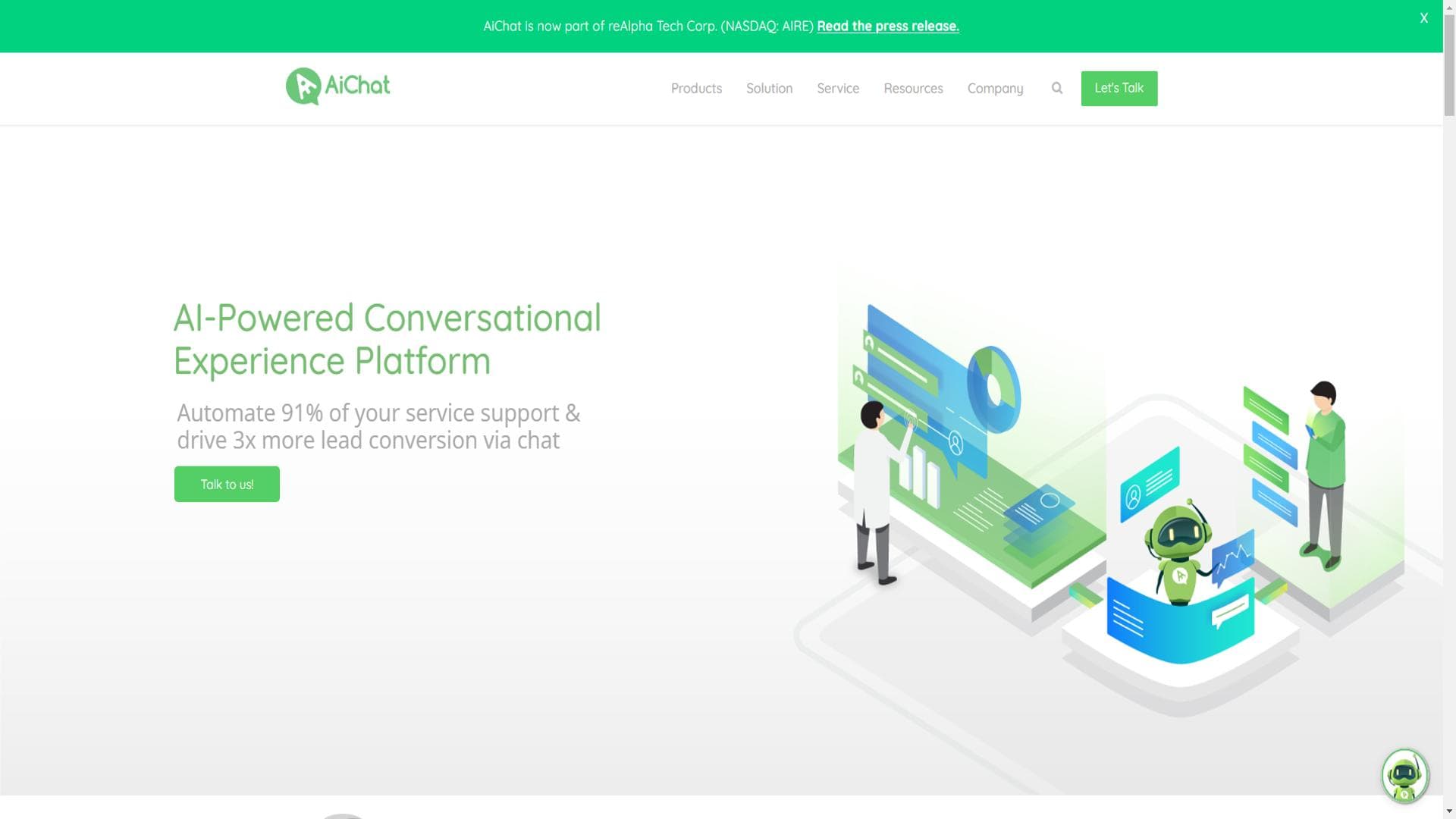 AiChat - Award-Winning AI-Powered Conversational CX Platform